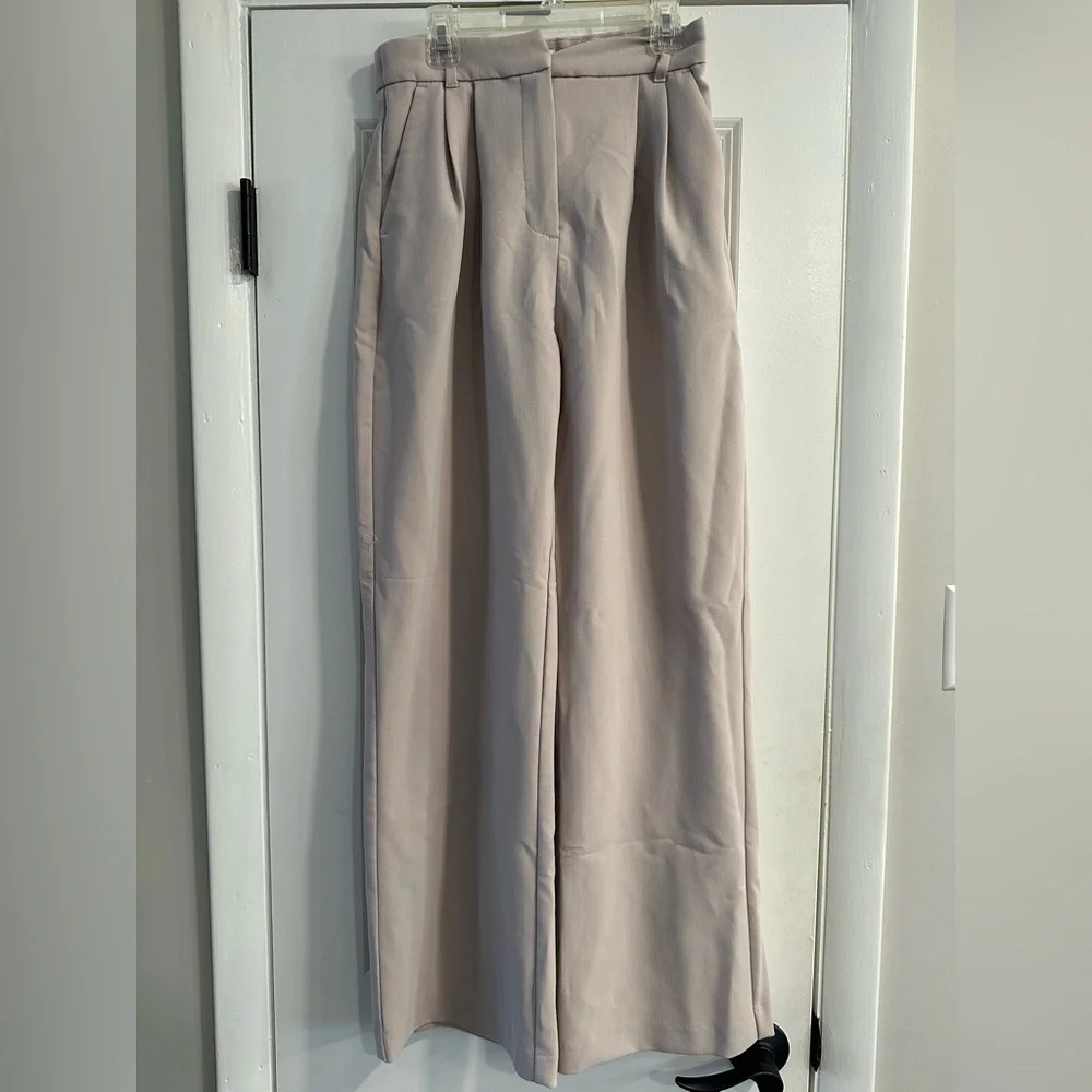 Abercrombie & Fitch women’s curve love wide leg trouser pants sz 0 regular